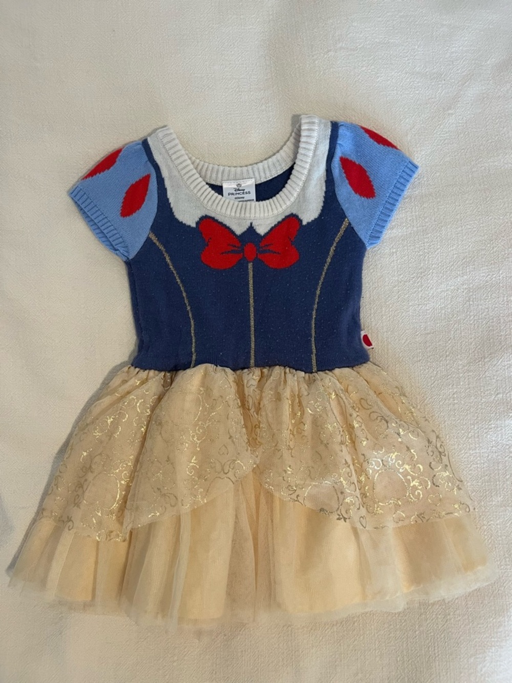 Disney Navy, Light Blue, Red & Gold Snow White Dress